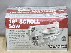 Wickes 16inch scroll saw, unused