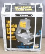 A 10inch bench band saw, unused