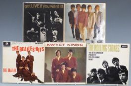 Approximately 60 singles mostly 1960s including The Rolling Stones, The Beatles, The Druids (R5134),