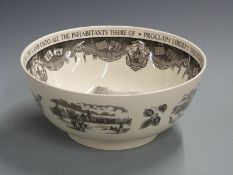 Wedgwood 'The Philadelphia Bowl' designed for Bailey, Banks and Biddle, H13.5cm, diameter 31cm