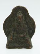 Tibetan statue of Guanyin, 6.5 x 5cm