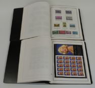 Two Scott Minuteman USA stamp albums, mint and used including air post, postage due and parcel
