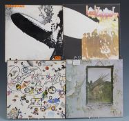 Led Zeppelin - eight albums including Led Zeppelin 1 (588171) red/plum with Warner Bros. credits,