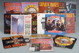 Guns N' Roses - 15 singles most in picture covers plus four picture disc interview pack (BAKPAK
