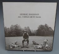 George Harrison - All Things Must Pass (STCH 639) UK box, records and poster appear Ex, inners split