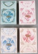 Four packs of Bernhard Dondorf playing cards comprising pack numbers 184, 180, 174 (costumes Suisse)