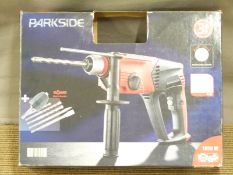 Parkside pneumatic hammer drill 1010w, unused