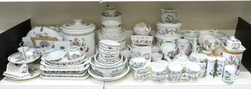 A large collection of Portmeirion Botanic Garden dinner, table and decorative ware including cake