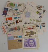 GB first day covers, Jersey presentation booklets and two stockbooks of mint GB, French and other