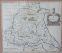 Robert Morden, 18thC map 'The East Riding of Yorkshire', sold by Abel Swale Awynsham and John
