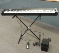 Korg SP-100 electric piano/keyboard complete with leads etc, with hard touring quality carry case