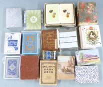 Mainly American playing cards including Mediaeval, Columbian souvenir, metal examples, actresses,