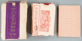 Two packs of Great Mogul playing cards, both with original paper wrappers, one marked Turnhout and