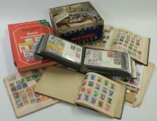 A collection of stamps to include first day covers, Suffolk stamp album and other sundry all world