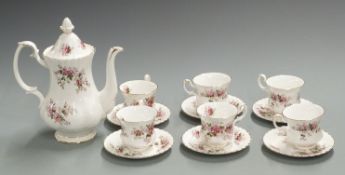 Royal Albert Lavender Rose part teaset