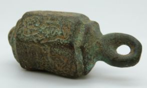 Chinese bronze weight, 7cm