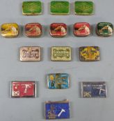 A collection of vintage gramophone needles in tins to include Dulcephone, Elkah, Songster, HMV and