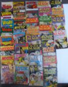 Thirty-eight comics comprising Voodoo, Black Magic and Mystic
