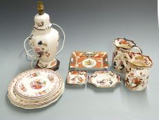 Collection of Masons Ironstone including Mandalay pattern, tallest 33cm