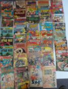 Charlton comics including Grand Prix, Space Adventures, Monster Hunters, The Partridge Family,