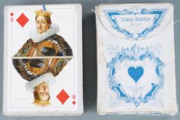 Two packs of Bernhard Dondorf playing cards comprising pack numbers 207 with allegorical scenes to