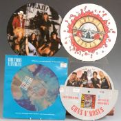 Guns N' Roses - three twelve inch picture discs, Don't Cry (GET21678), November Rain (GET21713)