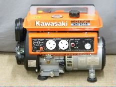 Kawasaki KG1100 portable generator, unused