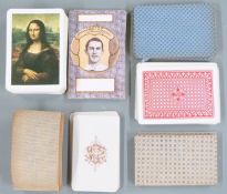 Various mainly Spanish and Portuguese playing cards including dragon pack and Fournier views of