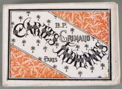 B.P. Grimaud, Paris pack of Cartes Indiennes playing cards, conceived for Orient Express passengers.
