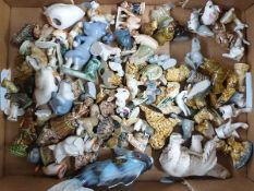 Wade Whimsies and Disney figures, Szeiler, Lomonosov, Beswick geese etc
