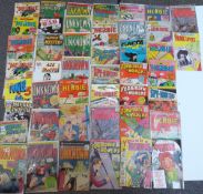 Forty-four ACG comics including Young Lovers, Adventures Into The Unknown, Herbie, Spy-Hunters,