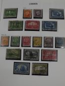 A well filled Davo album of Canadian stamps 1859-1984