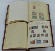 Two stamp albums of well presented George IV and QEII Commonwealth stamps