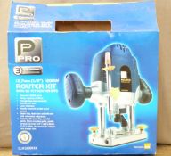 Pro router kit with 50 TCT bits, unused