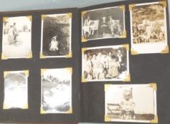 A family life photograph album containing images of Victorian and Edwardian life, including Cornwall