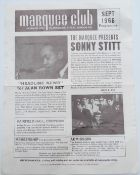 Marquee Club September 1966 programme featuring headline slots for Cream, The Move and John Mayall