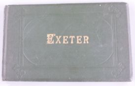 Exeter, An Album of Photographs (c.1880s) comprising external & internal views of Exeter