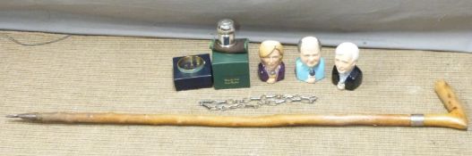 Collectables including Dom Perignon keepsake cork by Erin Bouchon in box, Halcyon Days bracelet,