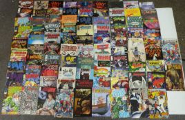 Eighty-six Image comics including Bone, Crimson Plague, Intense, Wolfman, Age Of Bronze, Spawn,