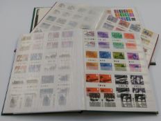 A collection of mint GB QEII traffic light pairs and mint and unused GB modern stamps in three