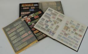 Two Australia stockbooks, a Scott album Australia States and Dependencies and a ring binder