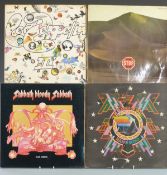 Approximately 90 albums mostly 1970s including Pink Floyd, Led Zeppelin, Black Sabbath, Deep Purple,