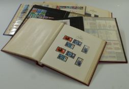 Five albums and stockbooks of GB stamps