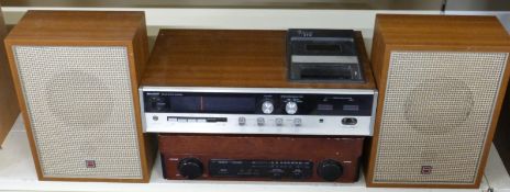 Goldring G101 turntable, Sharp Stereo, further turntable, speakers etc including Sharp/Sony