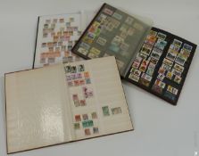 Commonwealth stamps, mainly early issues in three stockbooks and two albums, including India and