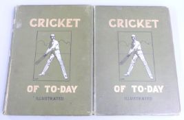 Cricket of To-day and Yesterday by Percy Cross Standing with special articles by famous cricketers