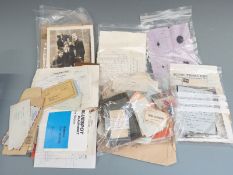 A large quantity of Peter Gabriel ephemera, relating to his early years from Charterhouse School