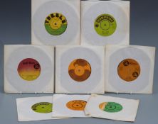 Reggae - eight singles including The Rudies - Train to Vietnam (NB 001), Lloyd - How Come (PM