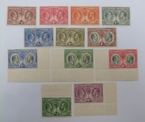 Cayman Islands 1932 Centenary series 1/4d - 10s unmounted mint SG 84-95