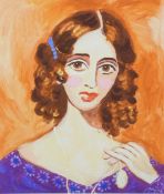 Stella Vine (1969-) signed limited edition (14/200) print 'Mary W', dated 2014, 19.5 x 15.5cm.